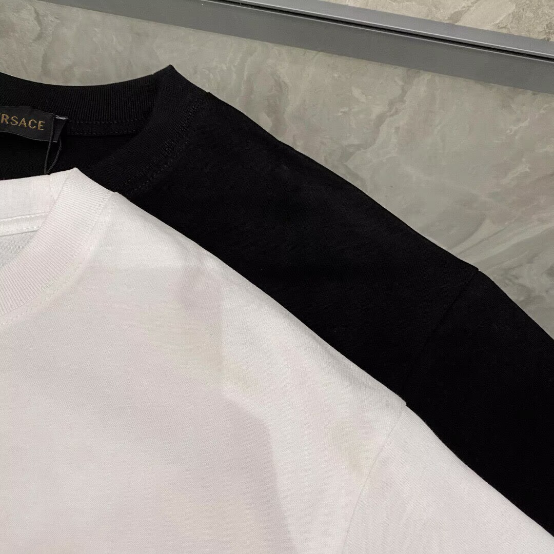 ヴェルサーチ　Versace　半袖シャツ　プリントシャツ　クルーネック　Tシャツ　T-shirt　3色　メンズ - 画像 7
