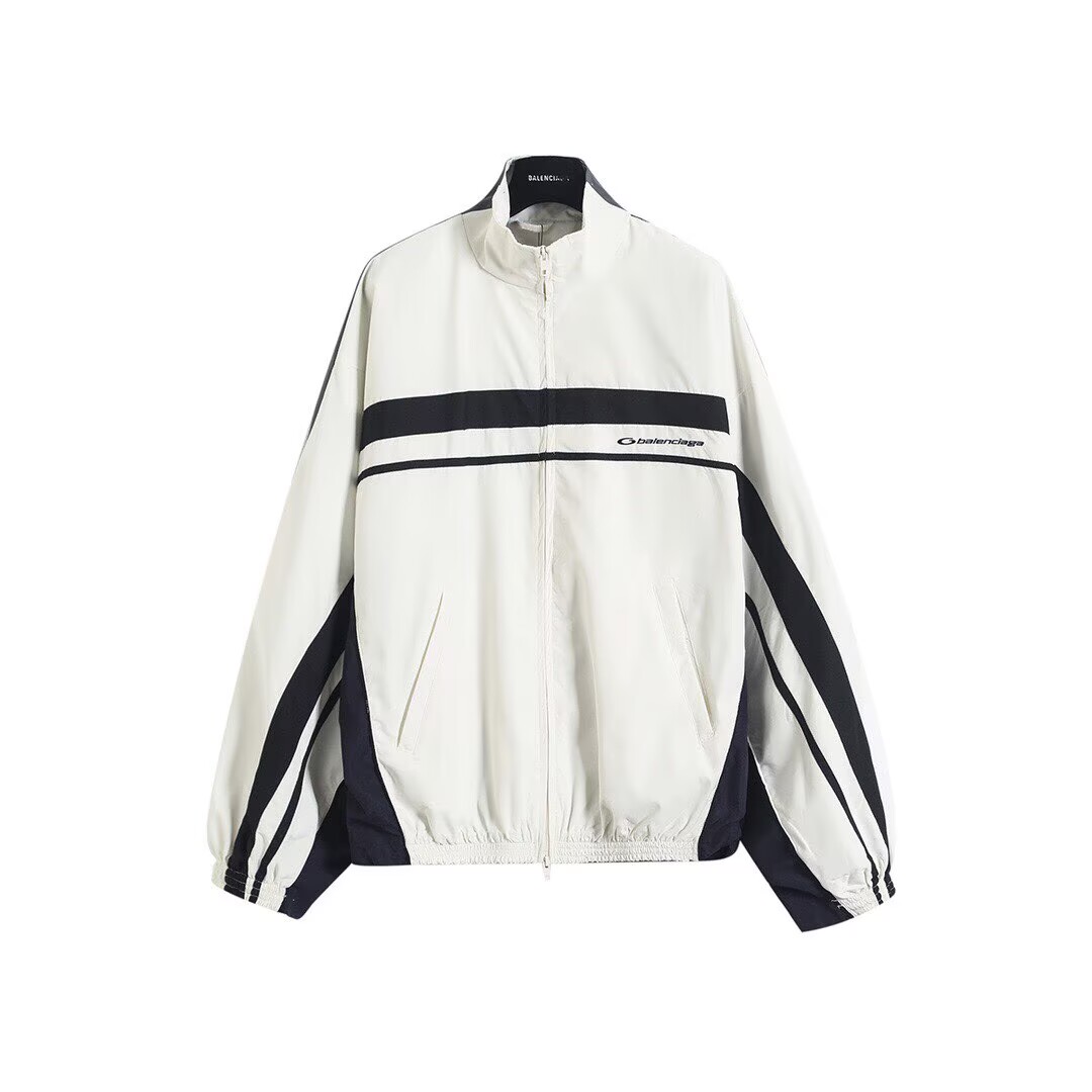 BALENCIAGA バレンシアガ ジャージー ブラック/ホワイト　セットアップ - 画像 3