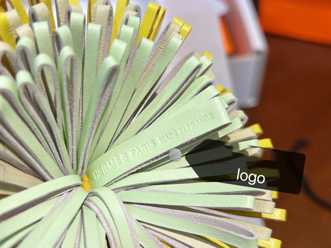 エルメス	カルメン キーホルダー HERMES Carmen uno-dos key ring キーリング レディース レザーフリンジキーリング　シルバー金具 - 画像 19
