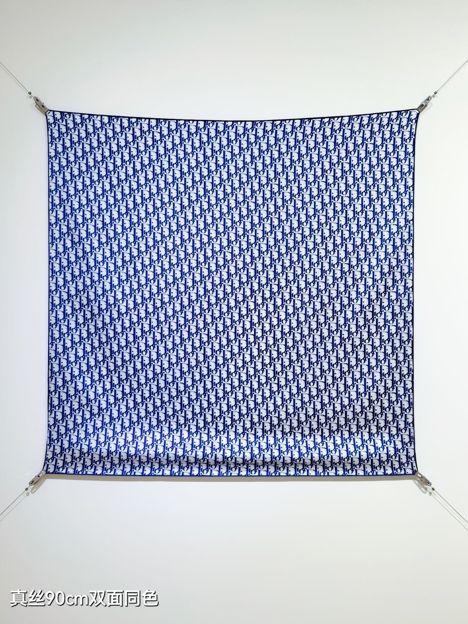 Dior ディオール 真絲 90cm ストール 双面同色 多色展開