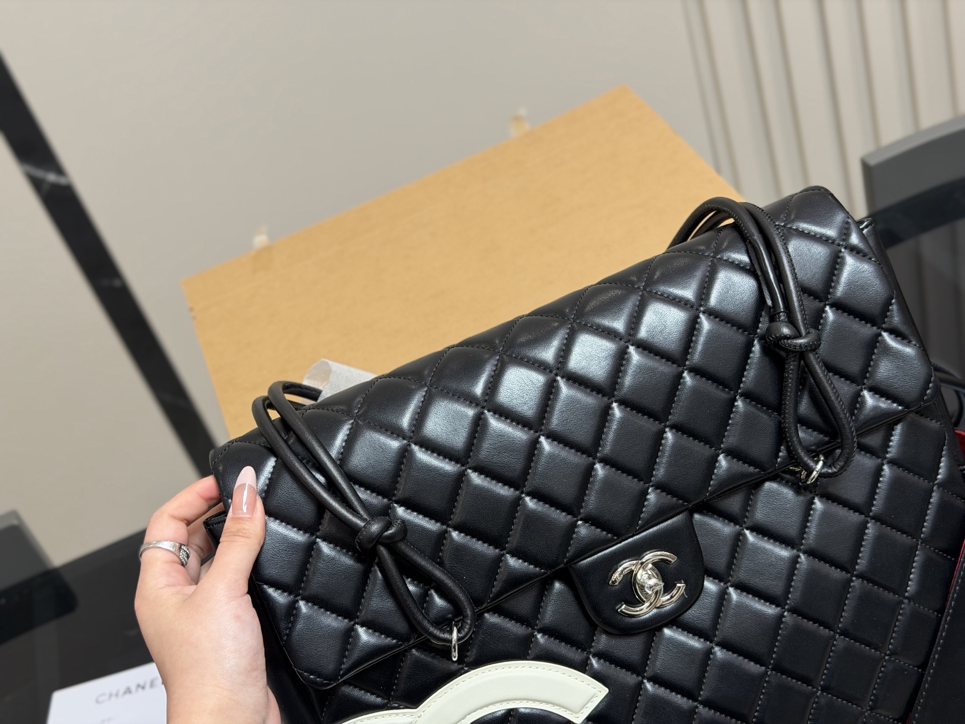 CHANEL　シャネル　カンボンライン　ショルダーバッグ　 ラムスキン　ココマーク　4色 - 画像 7