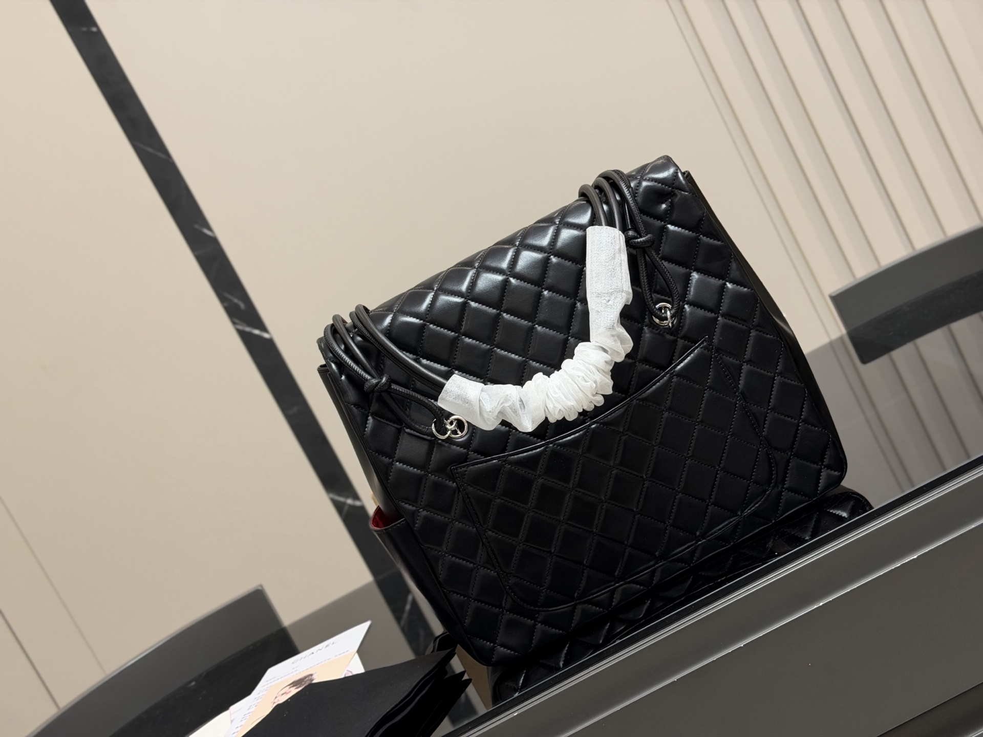CHANEL　シャネル　カンボンライン　ショルダーバッグ　 ラムスキン　ココマーク　4色 - 画像 6