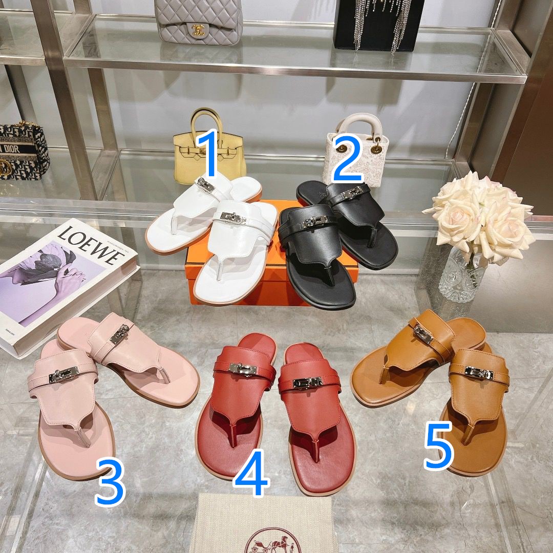 HERMES　エルメス　アンピール　サンダル　　レディース　室内外履きOK　ケリーバックルサンダル　Empire sandal