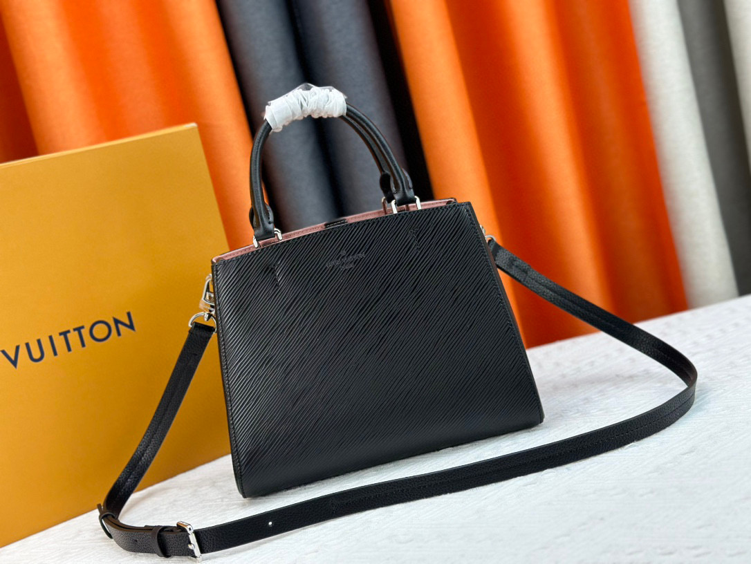 LOUIS VUITTON　Marelle Tote　ルイヴィトン マレル トート  バッグ　モノグラム/ エピ　レディースバッグ　2way　手提げバッグ　ショルダーバッグ　黒 - 画像 2