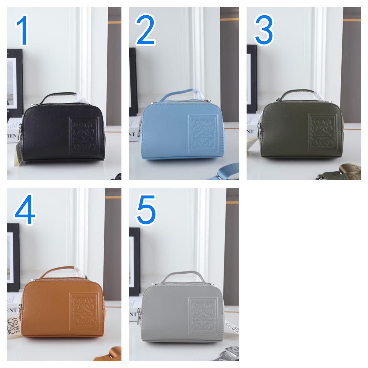 LOEWE ロエベ ミニ カメラ クロスボディ ショルダーバッグ MINI CAMERA CROSSBODY レディース メンズ カバン  5色 - 画像 1