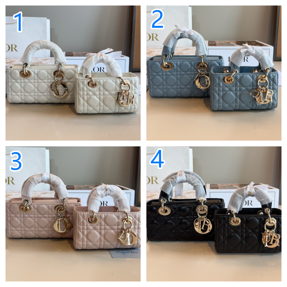 ディオール　レディ D-JOY　バッグ　レディース　Dior　レディDジョイ　ショルダーバッグ　ミニ/スモール　4色