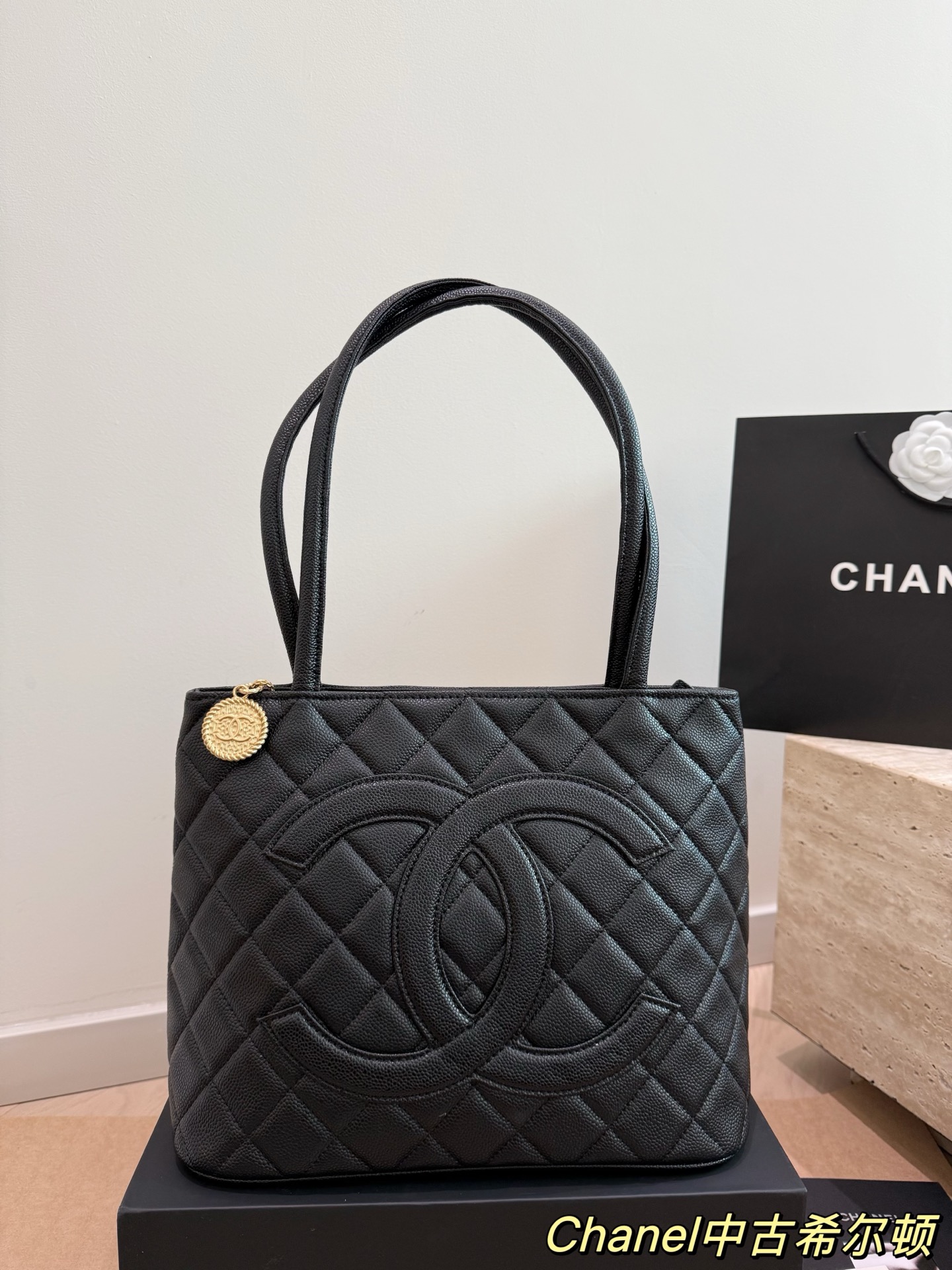 シャネル　CHANEL　レディースバッグ　キャビアスキン　トートバッグ　カバン　4色 - 画像 2