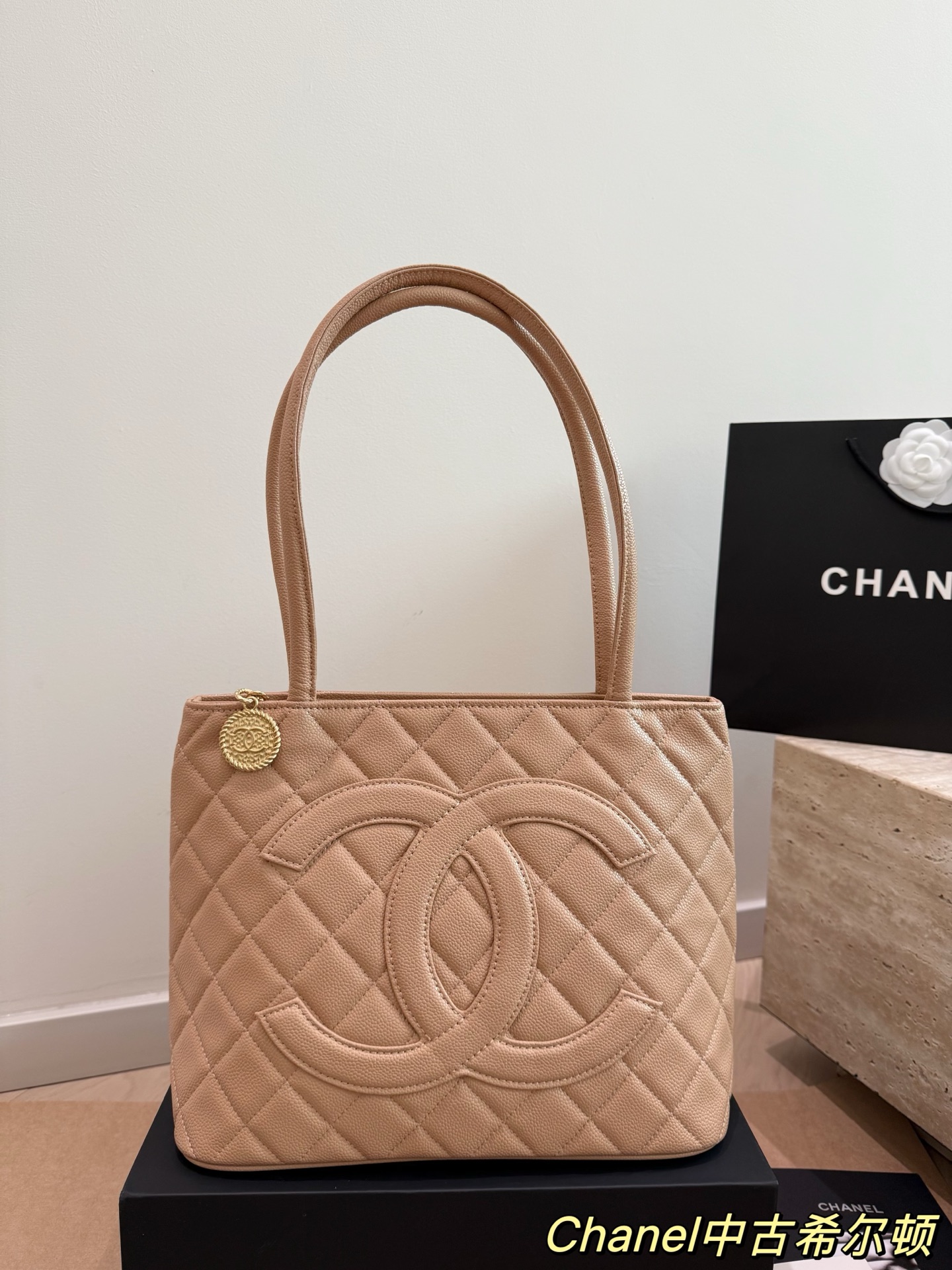 シャネル　CHANEL　レディースバッグ　キャビアスキン　トートバッグ　カバン　4色 - 画像 5