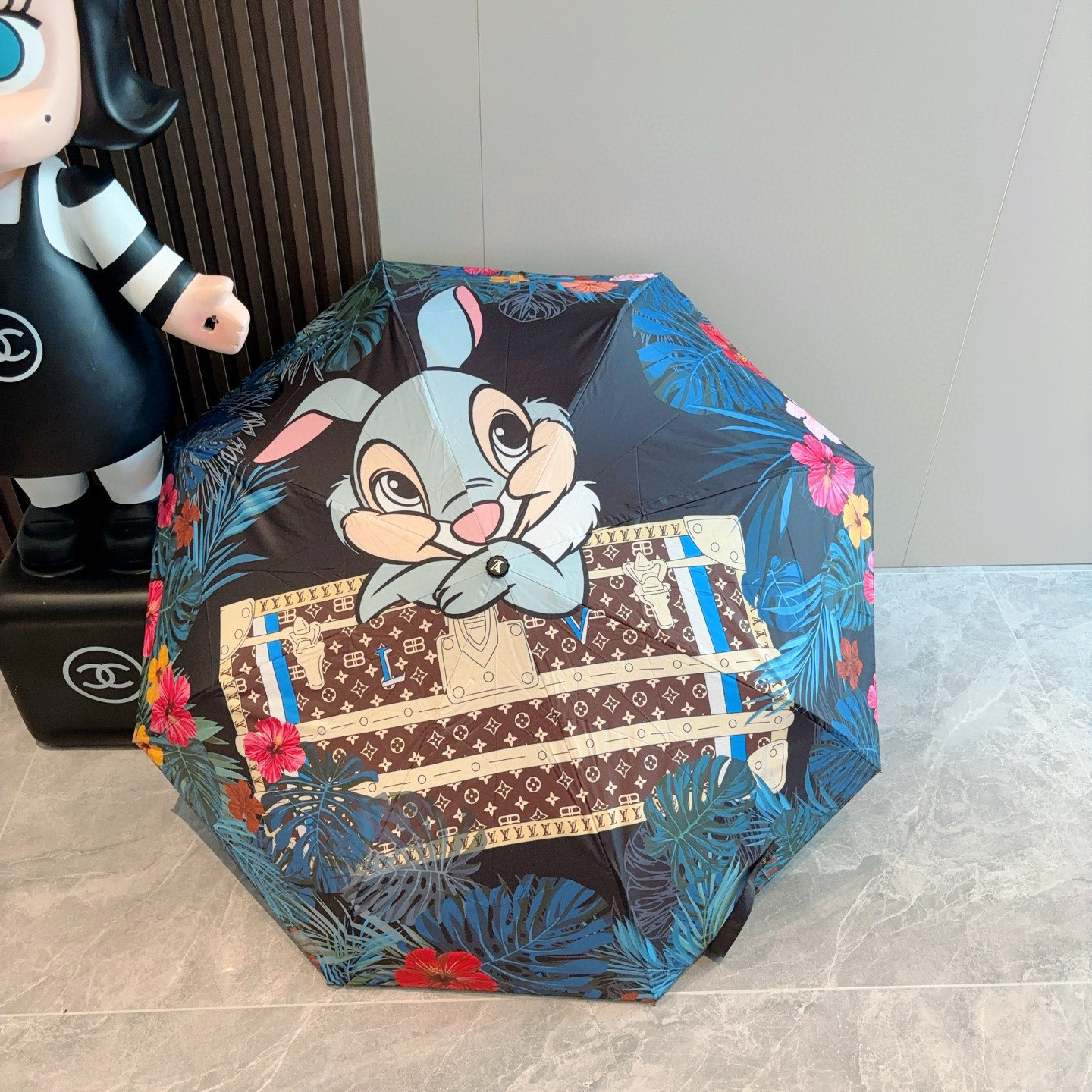 ☆美品☆LOUIS VUITTON雨傘パラプルィイ　アルクアンシエル　アンプレア LOUIS VUITTON 【中古】ルイヴィトン 傘 パラプルュイ アルク