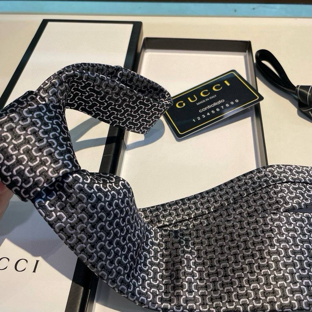 GUCCI グッチ ネクタイ パッチワーク柄 レッド - 画像 15