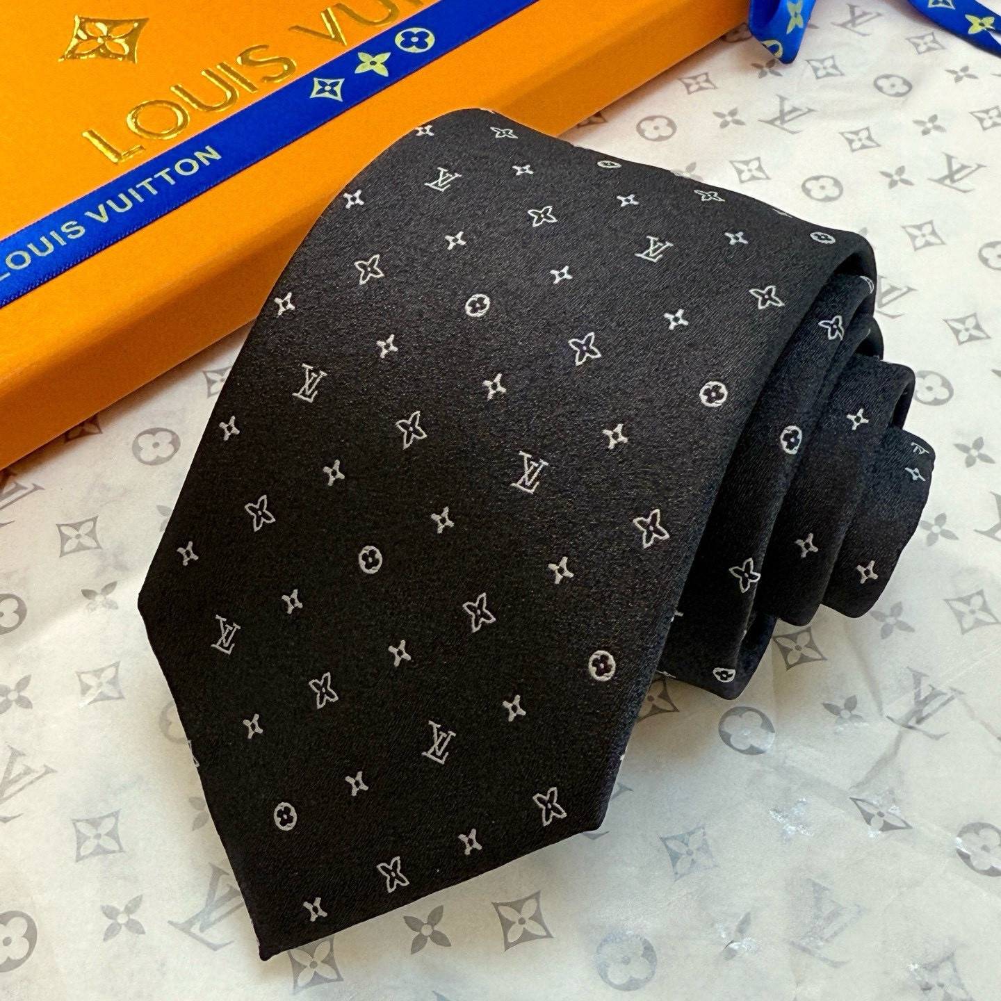 LOUIS VUITTON ルイヴィトン ドレスタイ ネイビー - 画像 8
