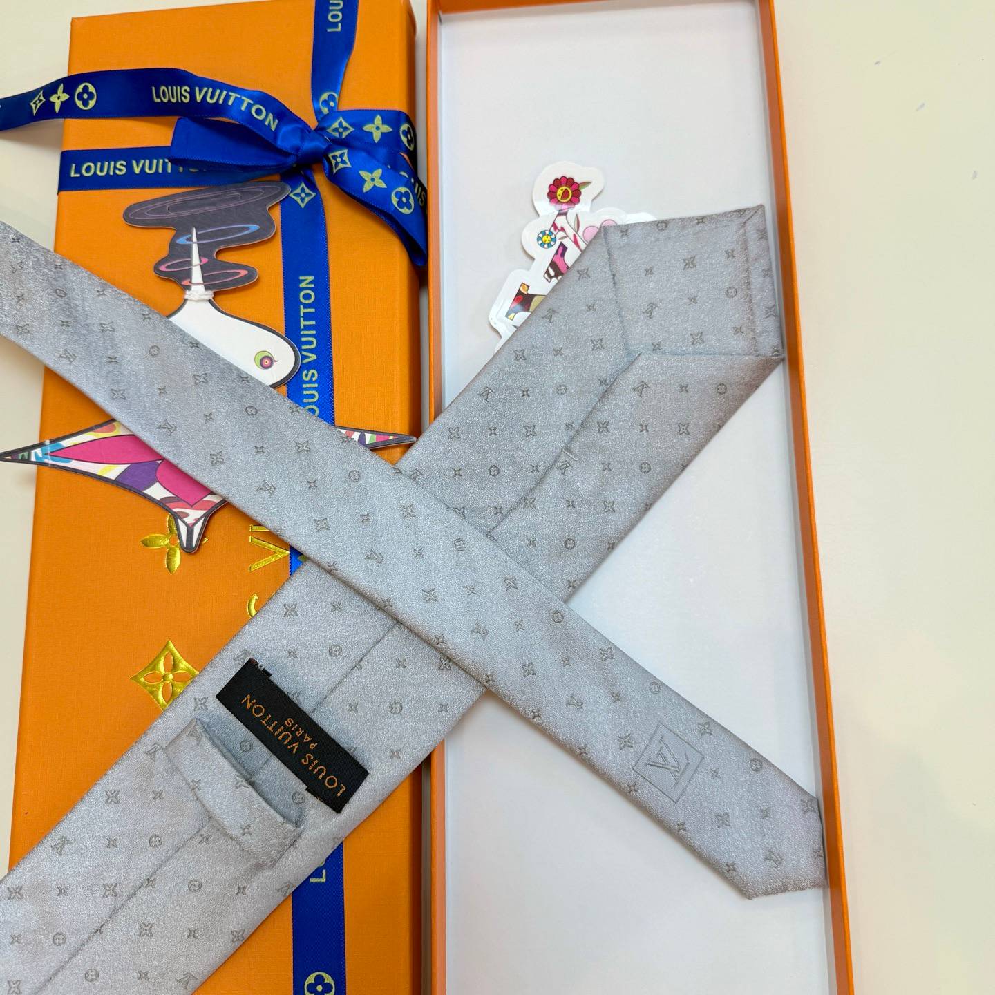 LOUIS VUITTON ルイヴィトン ドレスタイ ネイビー - 画像 17