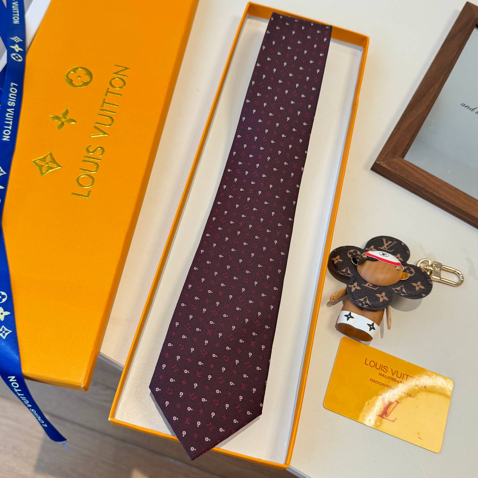 Louis Vuitton ルイヴィトン ネクタイ モノグラム柄 全4色展開 - 画像 3
