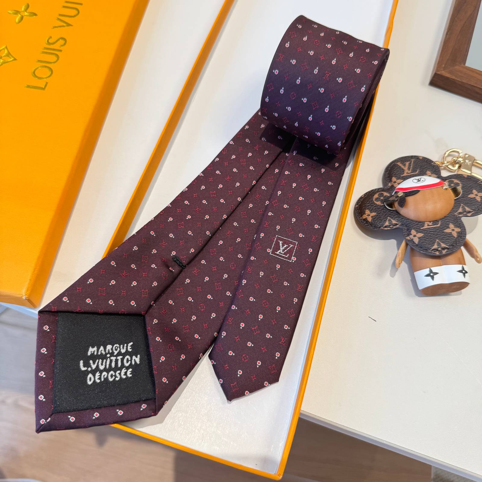 Louis Vuitton ルイヴィトン ネクタイ モノグラム柄 全4色展開 - 画像 4