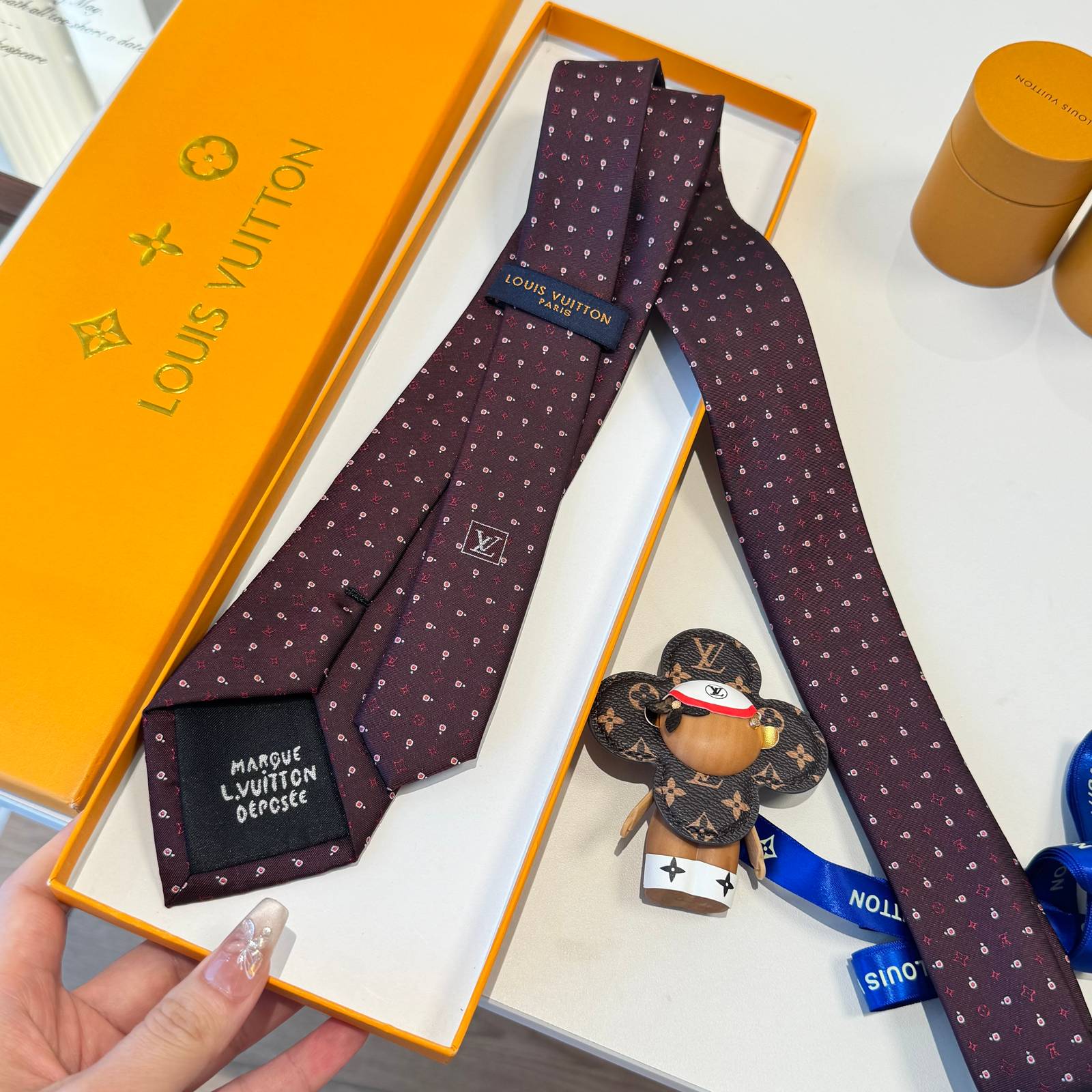 Louis Vuitton ルイヴィトン ネクタイ モノグラム柄 全4色展開 - 画像 6