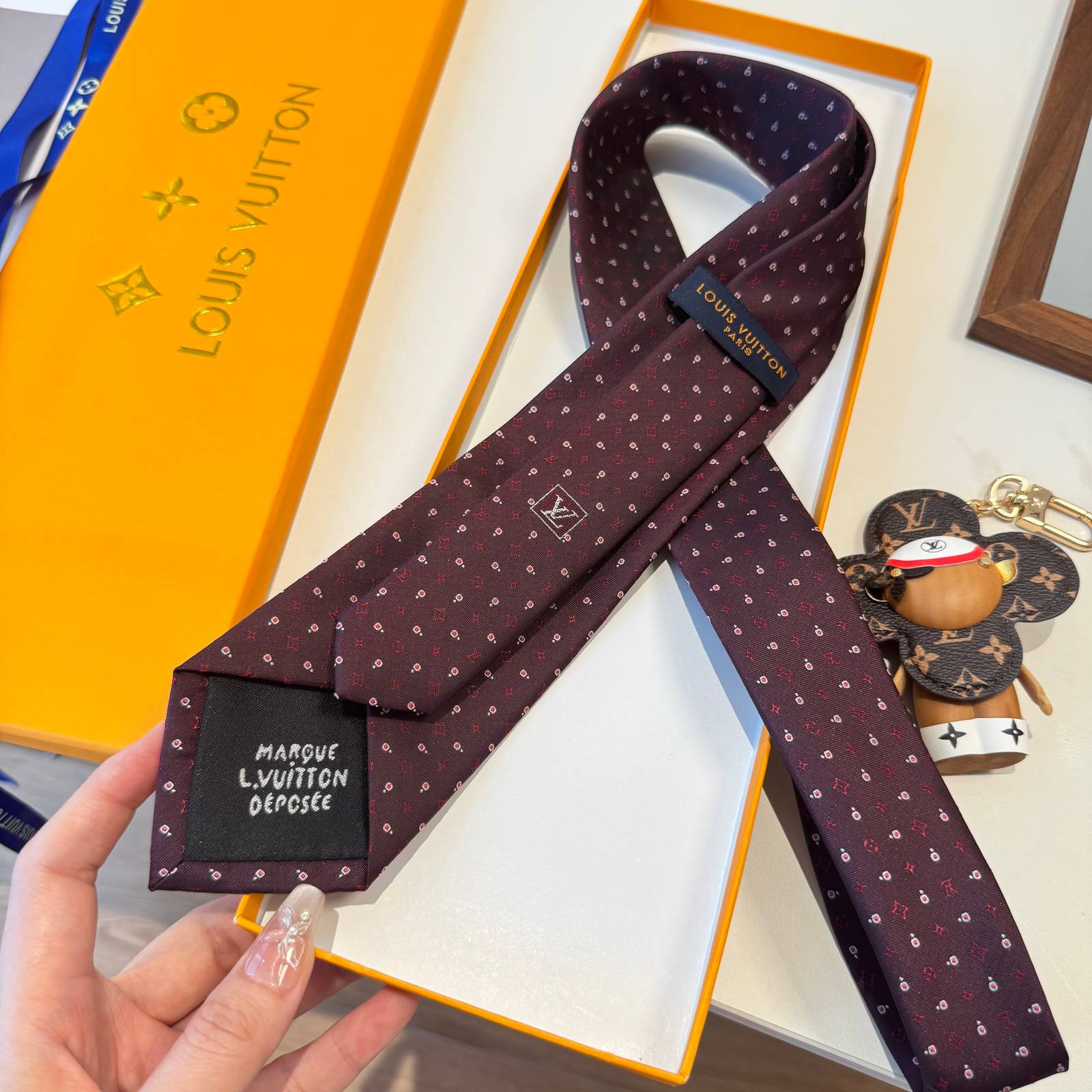 Louis Vuitton ルイヴィトン ネクタイ モノグラム柄 全4色展開 - 画像 8