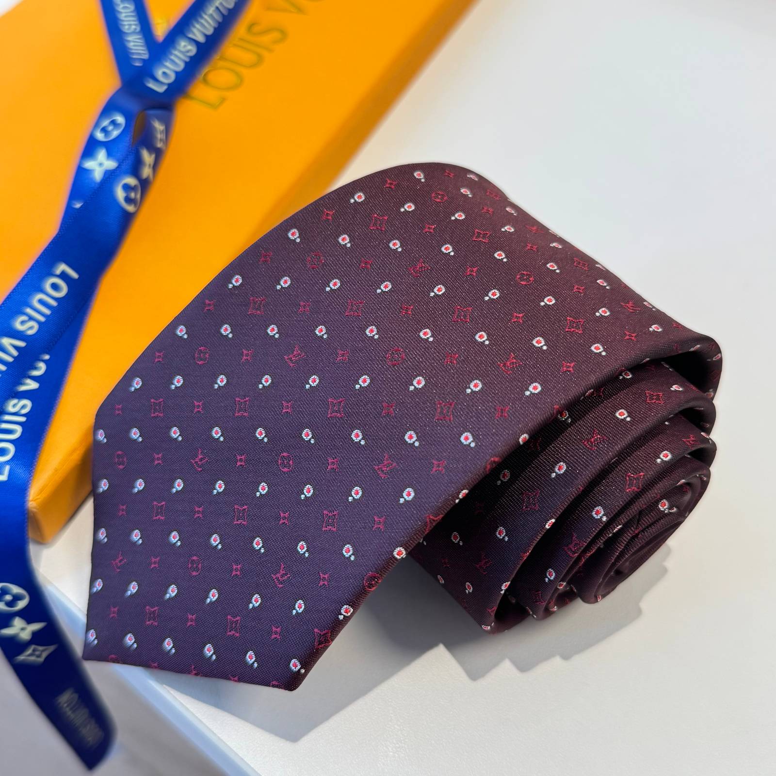 Louis Vuitton ルイヴィトン ネクタイ モノグラム柄 全4色展開 - 画像 10