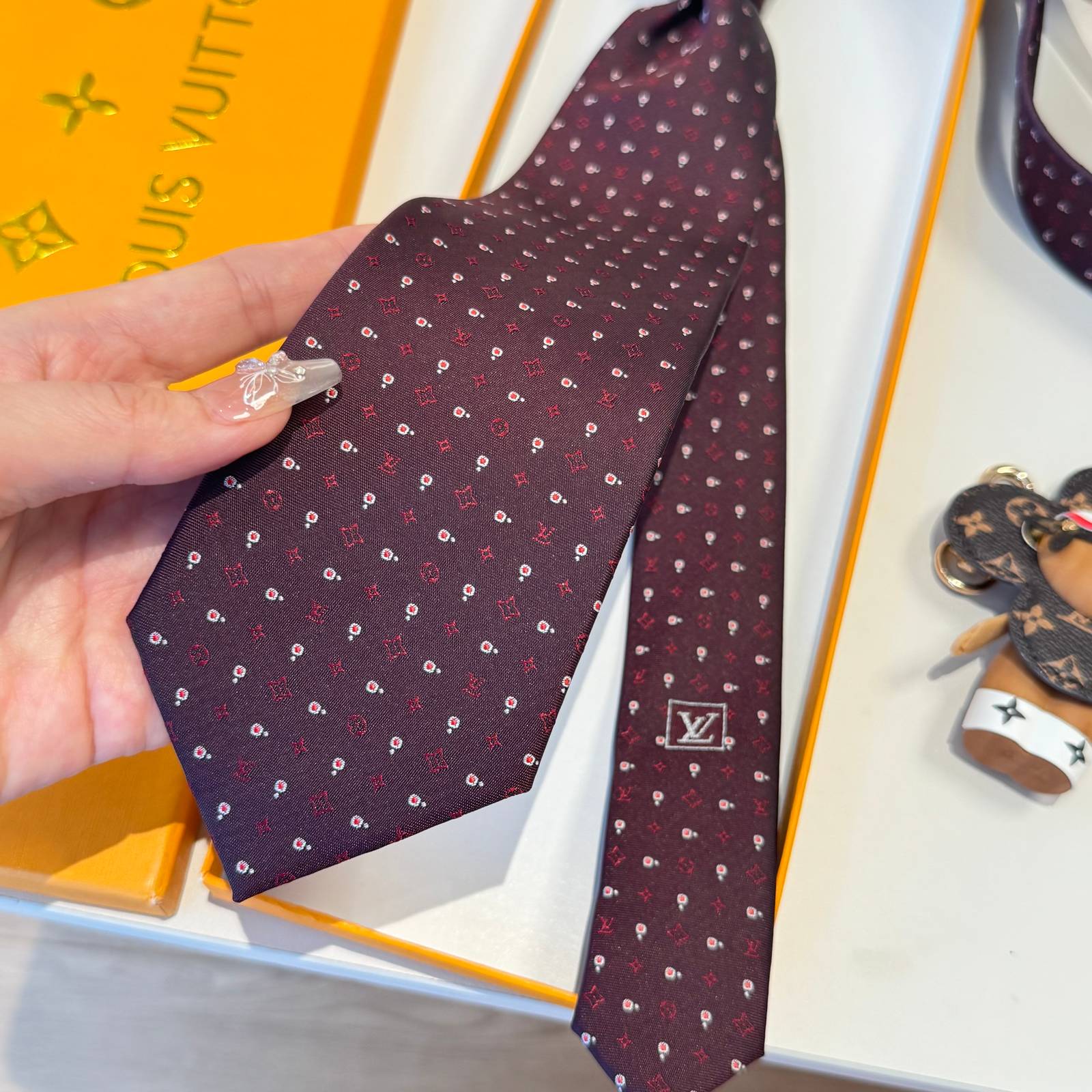 Louis Vuitton ルイヴィトン ネクタイ モノグラム柄 全4色展開 - 画像 11