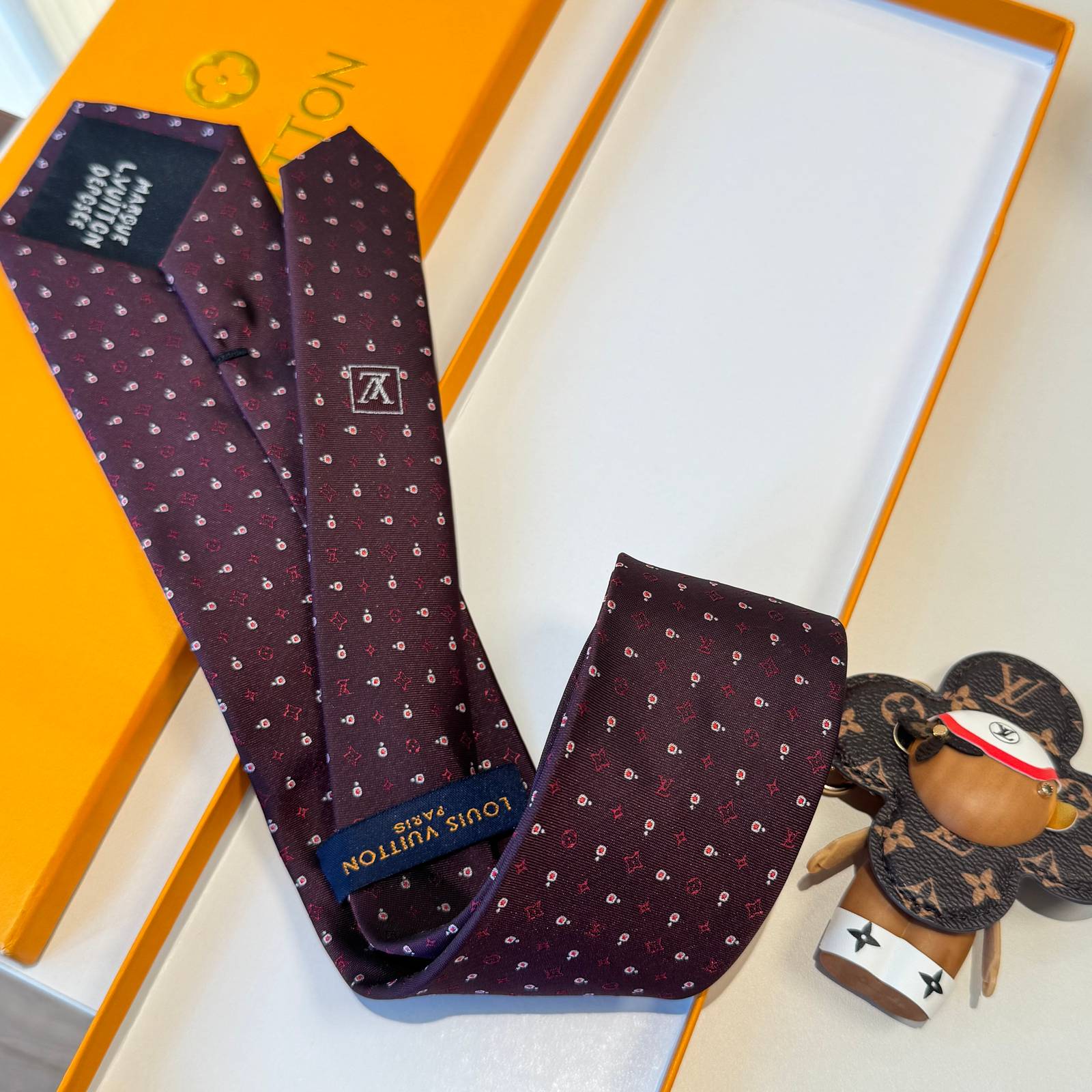 Louis Vuitton ルイヴィトン ネクタイ モノグラム柄 全4色展開 - 画像 12