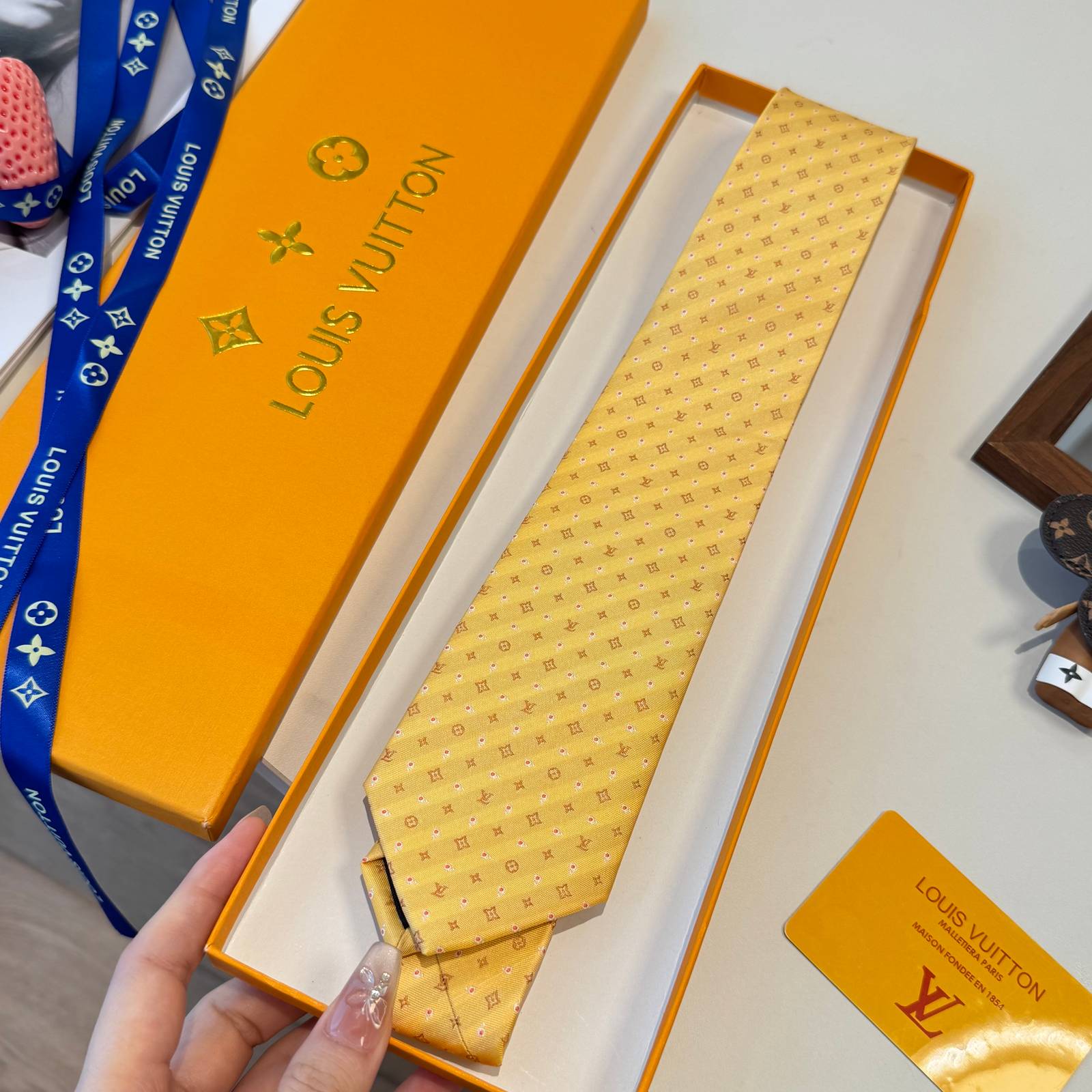 Louis Vuitton ルイヴィトン ネクタイ モノグラム柄 全4色展開 - 画像 13