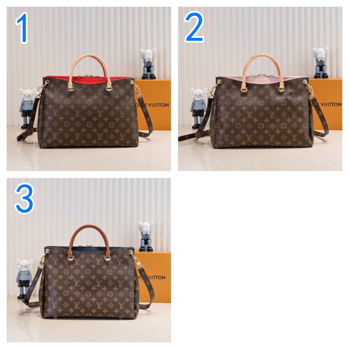 ルイ·ヴィトンパラス　Louis Vuitton　PALLAS　ベージュ　モノグラム　2WAYバッグ　レディース　カバン