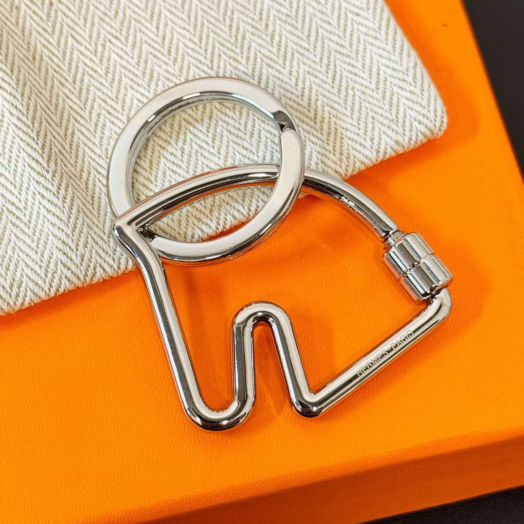 HERMES　CHEVAL KEY RING　エルメス　キーリング　シュバル　キーホルダー　チャーム　ホース　馬