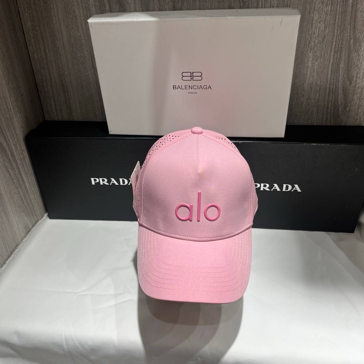 ALO アロ キャップ メッシュ通気性 ステッチロゴ 全6色 - 画像 2