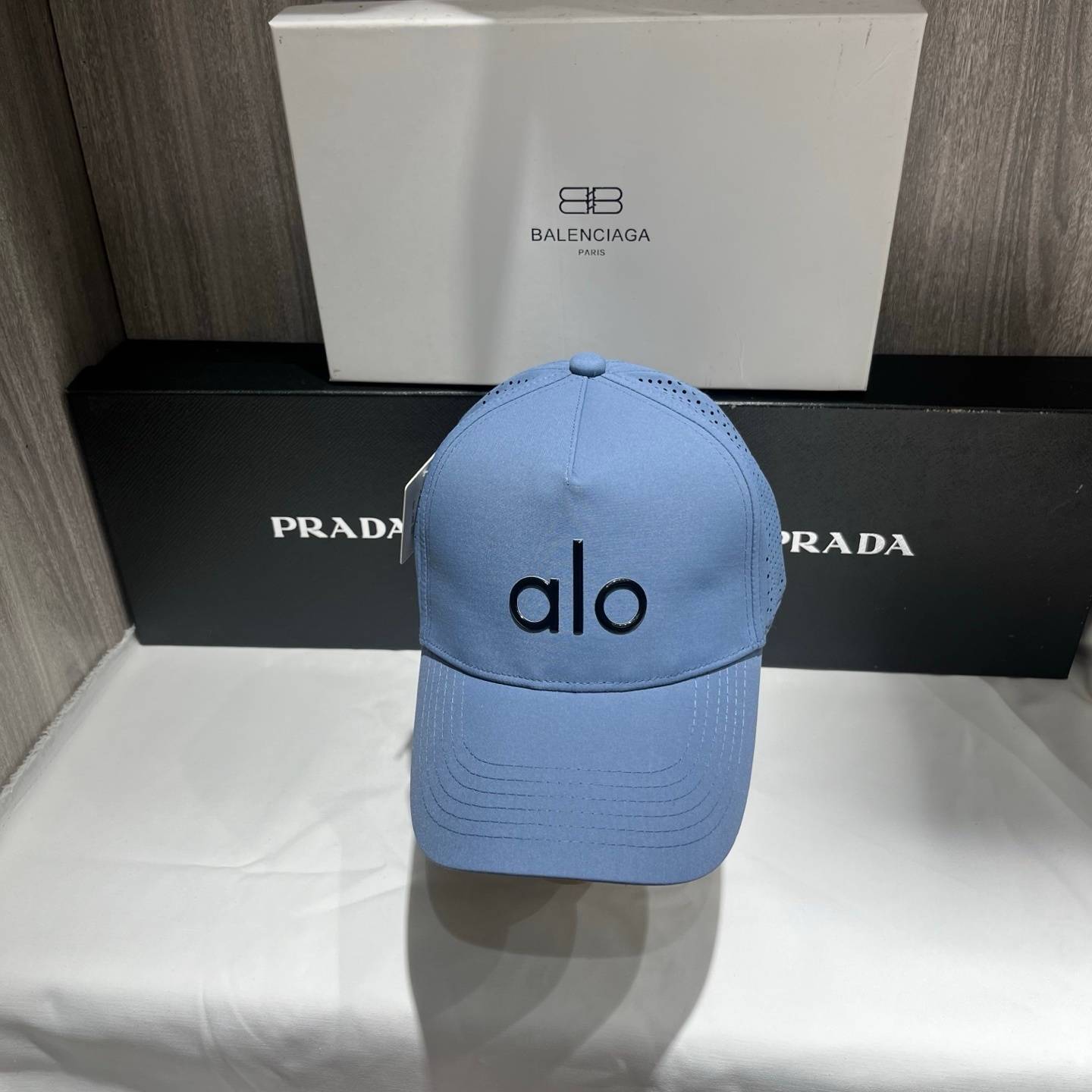 ALO アロ キャップ メッシュ通気性 ステッチロゴ 全6色 - 画像 4