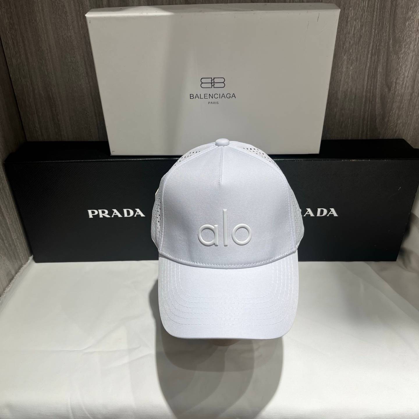ALO アロ キャップ メッシュ通気性 ステッチロゴ 全6色 - 画像 6