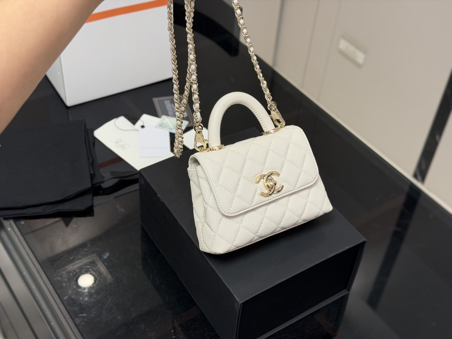 シャネル ココハンドル coco handle ミニハンドバッグ 3色入 🌸 - 画像 5