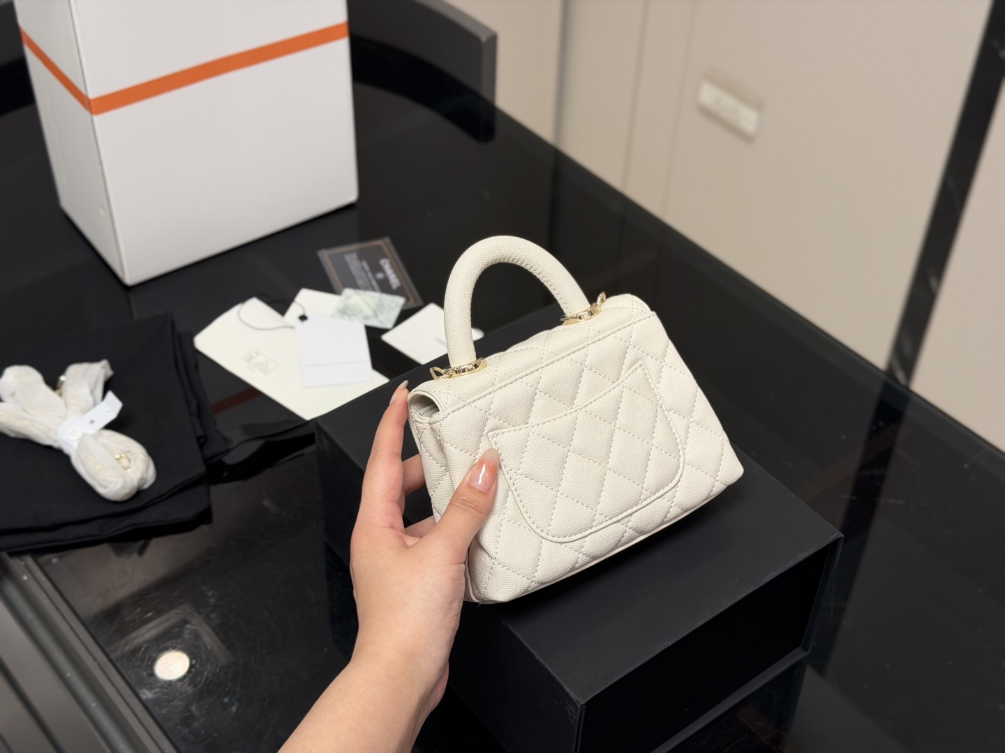 シャネル ココハンドル coco handle ミニハンドバッグ 3色入 🌸 - 画像 6