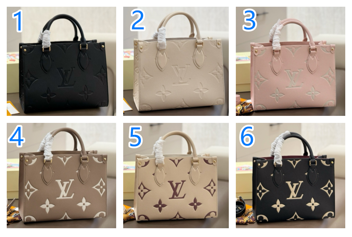 LOUIS VUITTON　ルイヴィトン　トートバッグ　オンザゴーPM　5色　ハンドバッグ　ショルダーバッグ　モノグラム　レディースバッグ