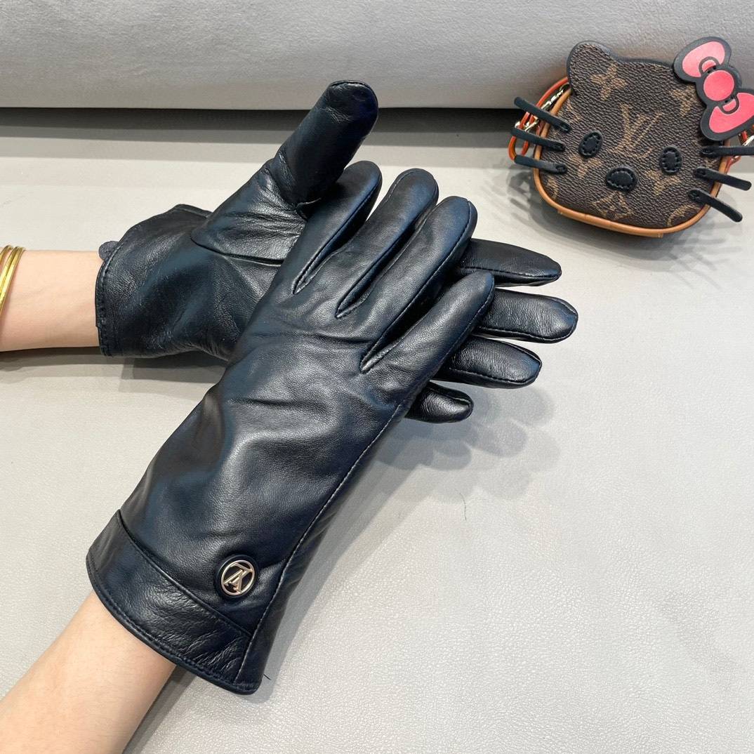 FERRAGAMO フェラガモ レディース 本革手袋 防寒 通勤 おしゃれ 高級感 ブラック - 画像 6