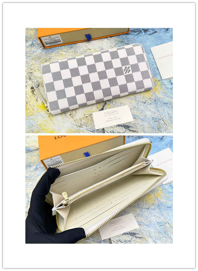 ルイヴィトン　Louis Vuitton　ポルトフォイユ・クレマンス　長財布　レディース　財布　ファスナー長財布　モノグラム/ダミエ　9色 - 画像 10