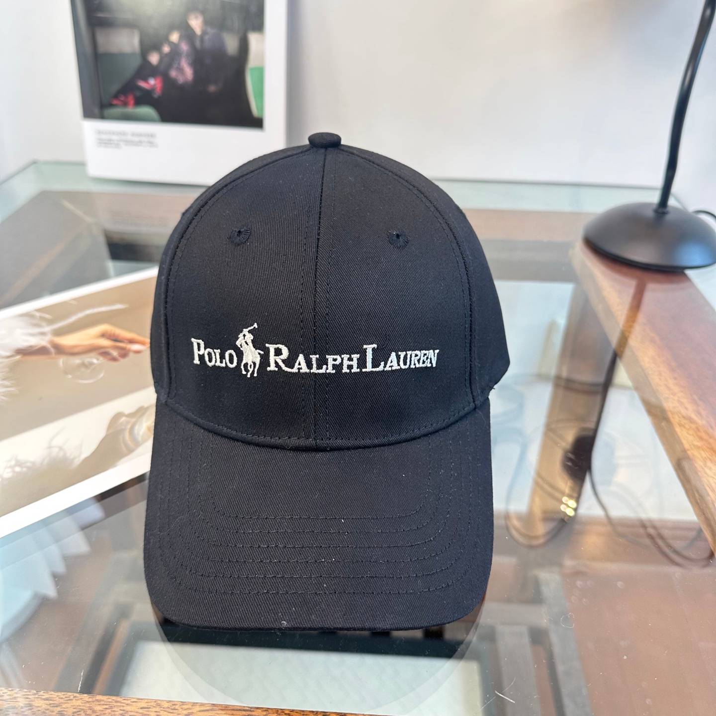 POLO RALPH LAUREN ポロラルフローレン キャップ ポロバッファロー ロゴ バイカラー 6パネル ビッグスリーブ ブラック ホワイト ピンク グリ - 画像 9
