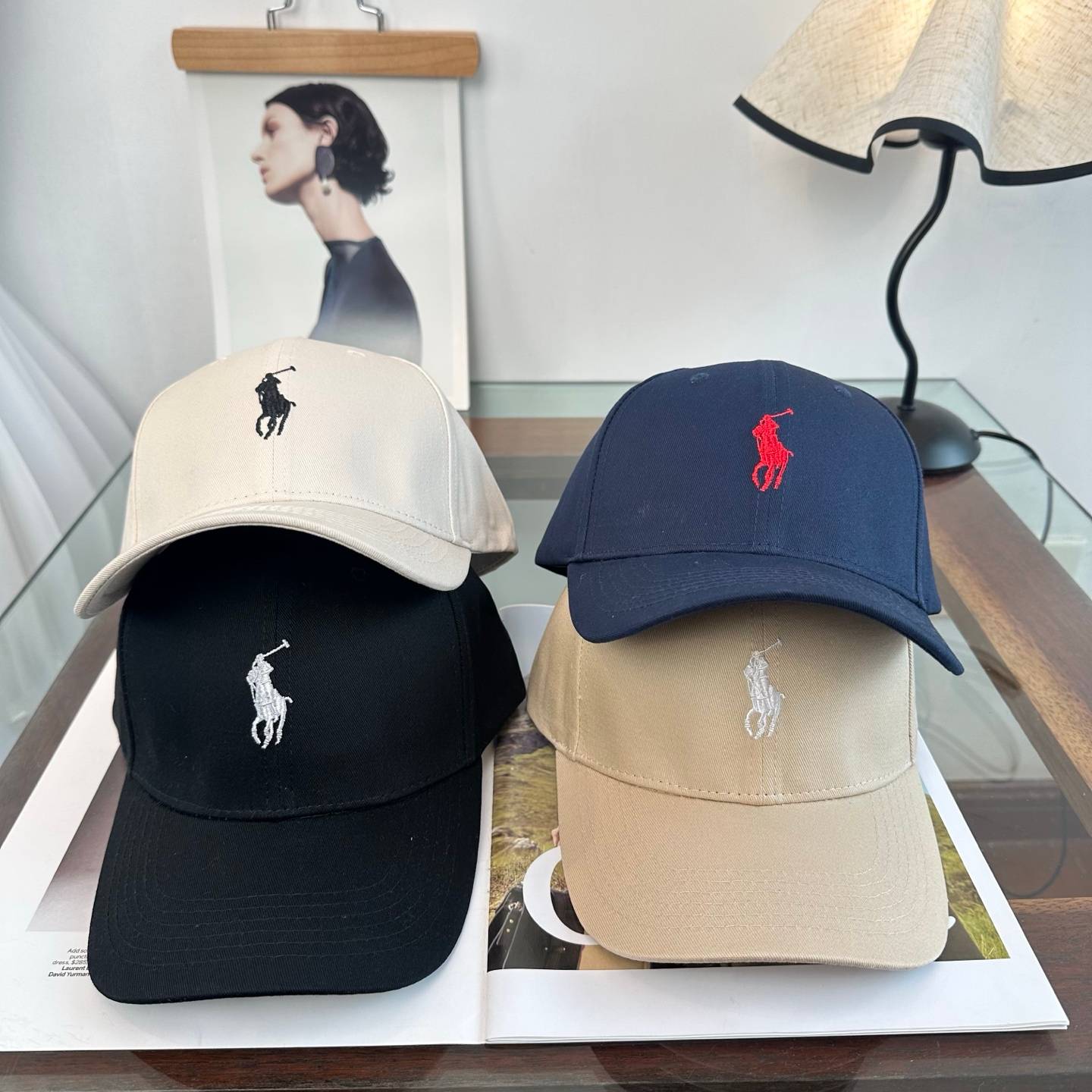 POLO RALPH LAUREN ポロラルフローレン キャップ ポロバッファロー ロゴ バイカラー 6パネル ビッグスリーブ ブラック ホワイト ピンク グリ - 画像 16