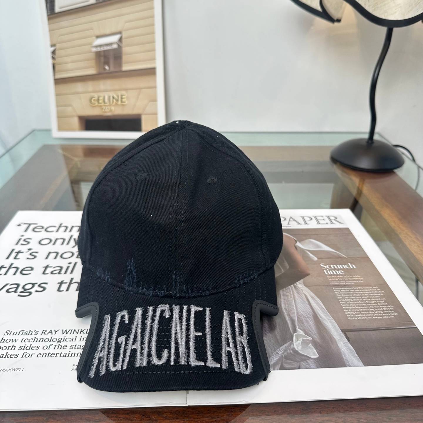 BALENCIAGA バレンシアガ キャップ ベースボールキャップ ロゴ刺繍 ワッペン ローキャップ ウォッシュド ストリート メンズ レディース ユニセックス - 画像 5