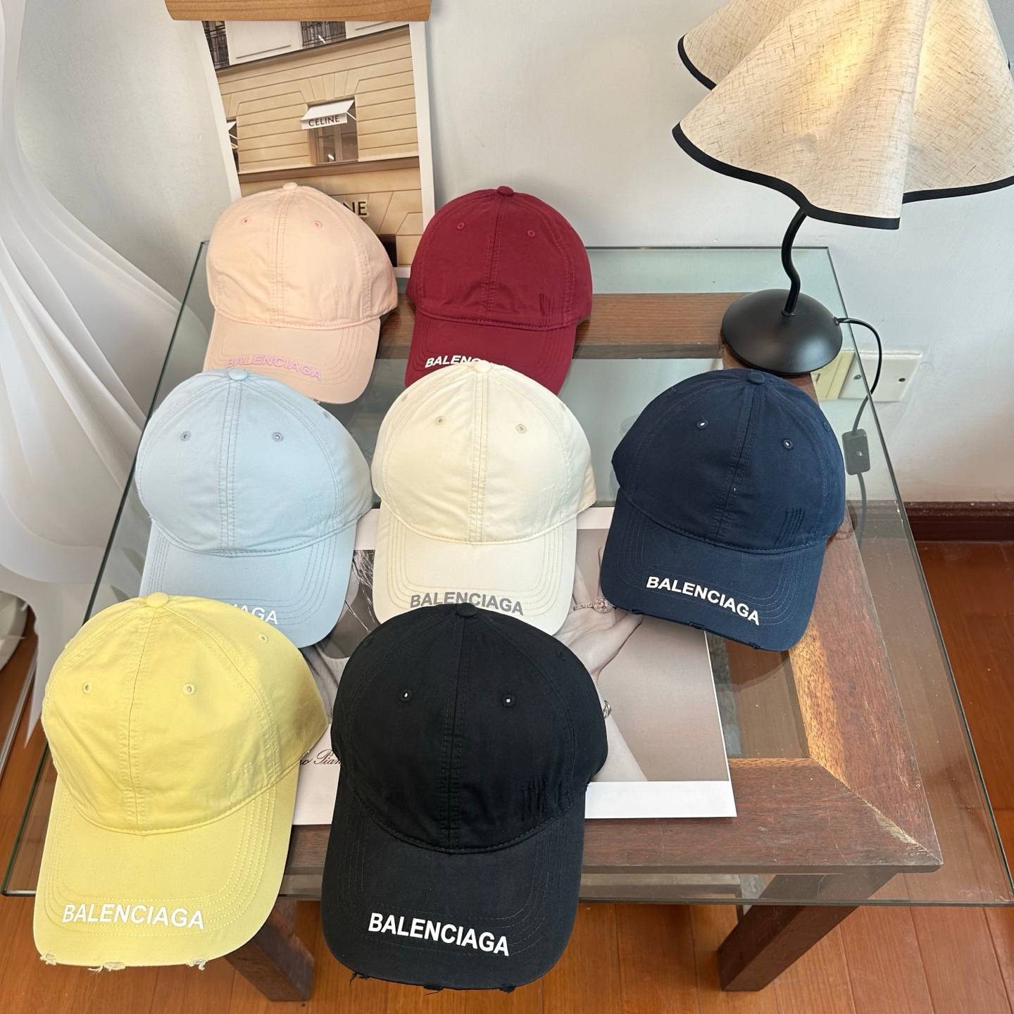 BALENCIAGA バレンシアガ キャップ ロゴ刺繍 ローキャップ コットン ウォッシュド ストリート メンズ レディース ユニセックス - 画像 5