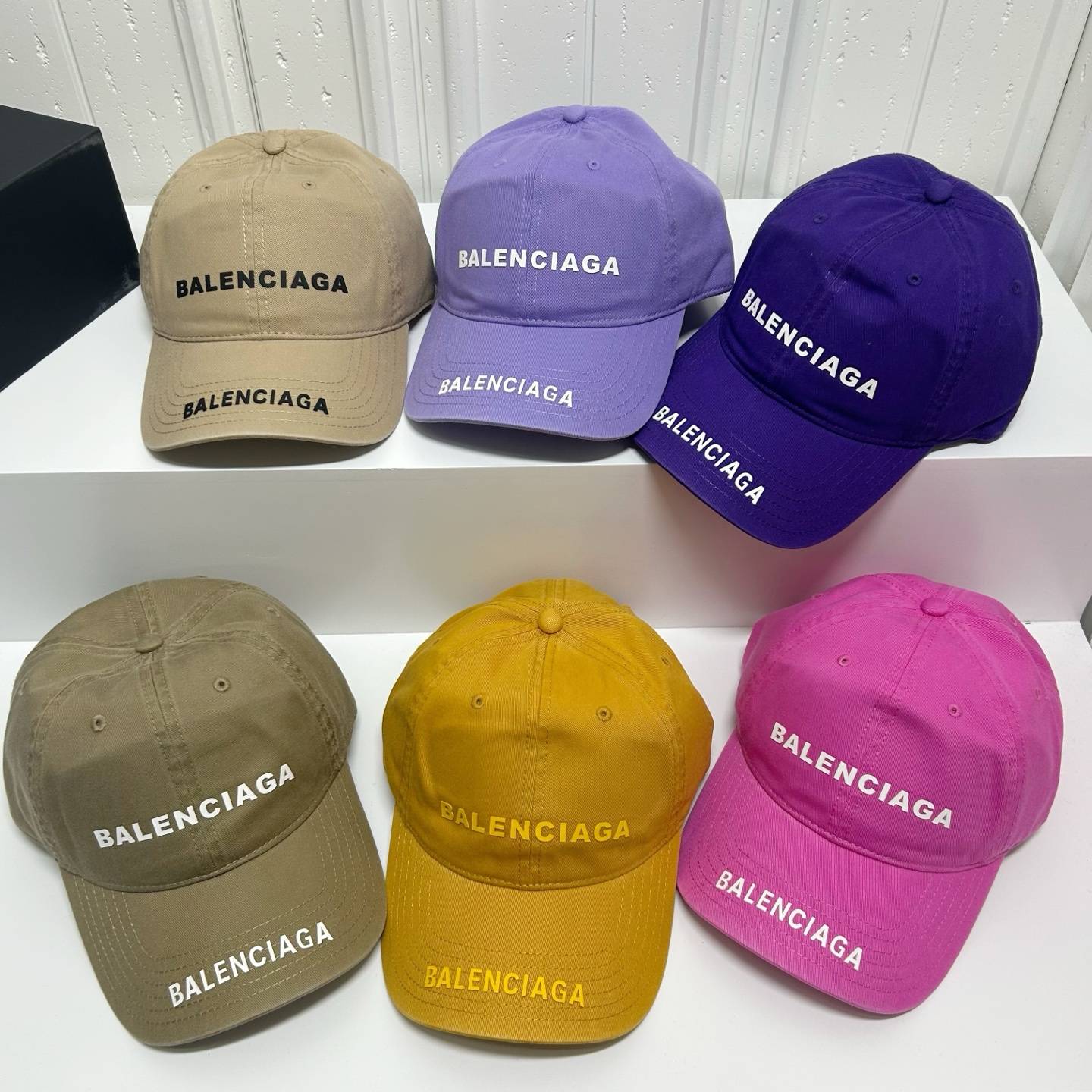 BALENCIAGA バレンシアガ ロゴキャップ ココマーク プリント ファッション ビッグロゴ フランネル カラー展開
