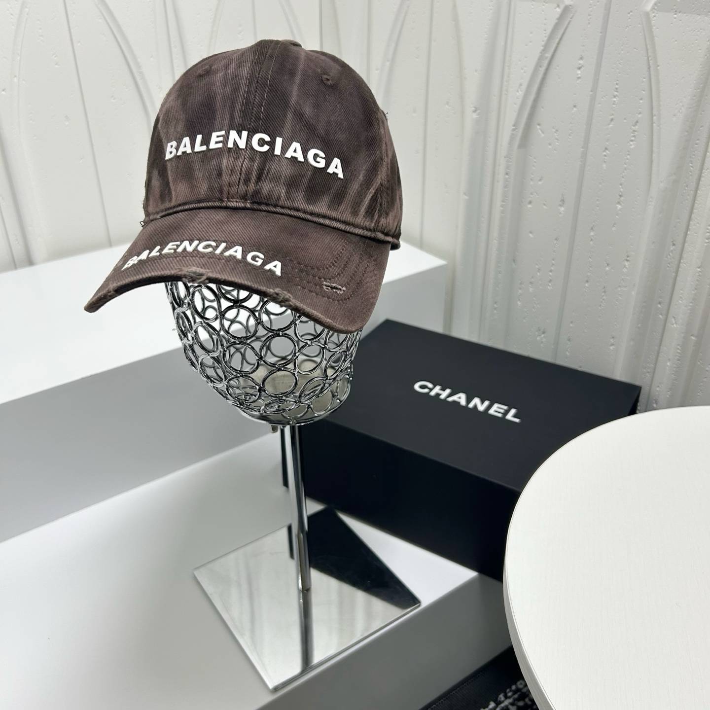 BALENCIAGA バレンシアガ ロゴキャップ ココマーク プリント ファッション ビッグロゴ フランネル カラー展開 - 画像 4