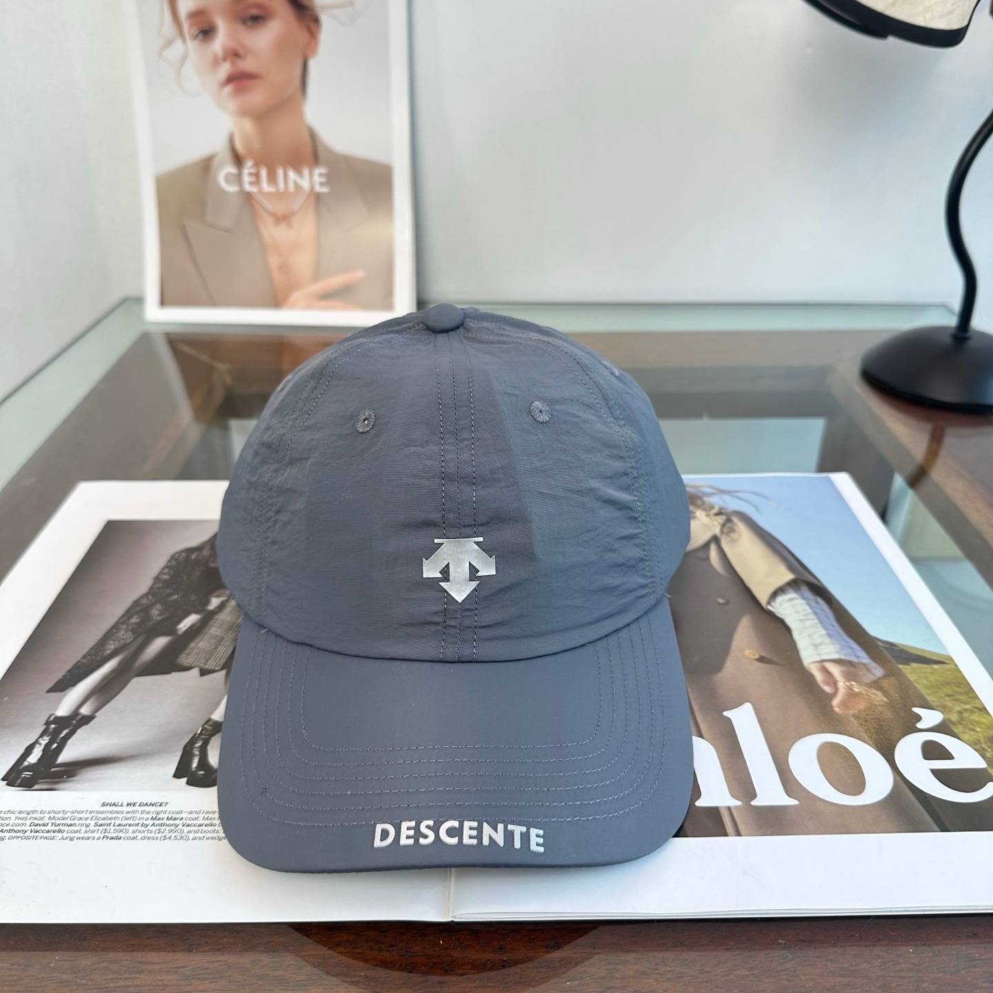 DESCENTE ディセンテ キャップ ロゴ刺繍 ローキャップ コットン ストリート ユニセックス サイズ調整可能 - 画像 20