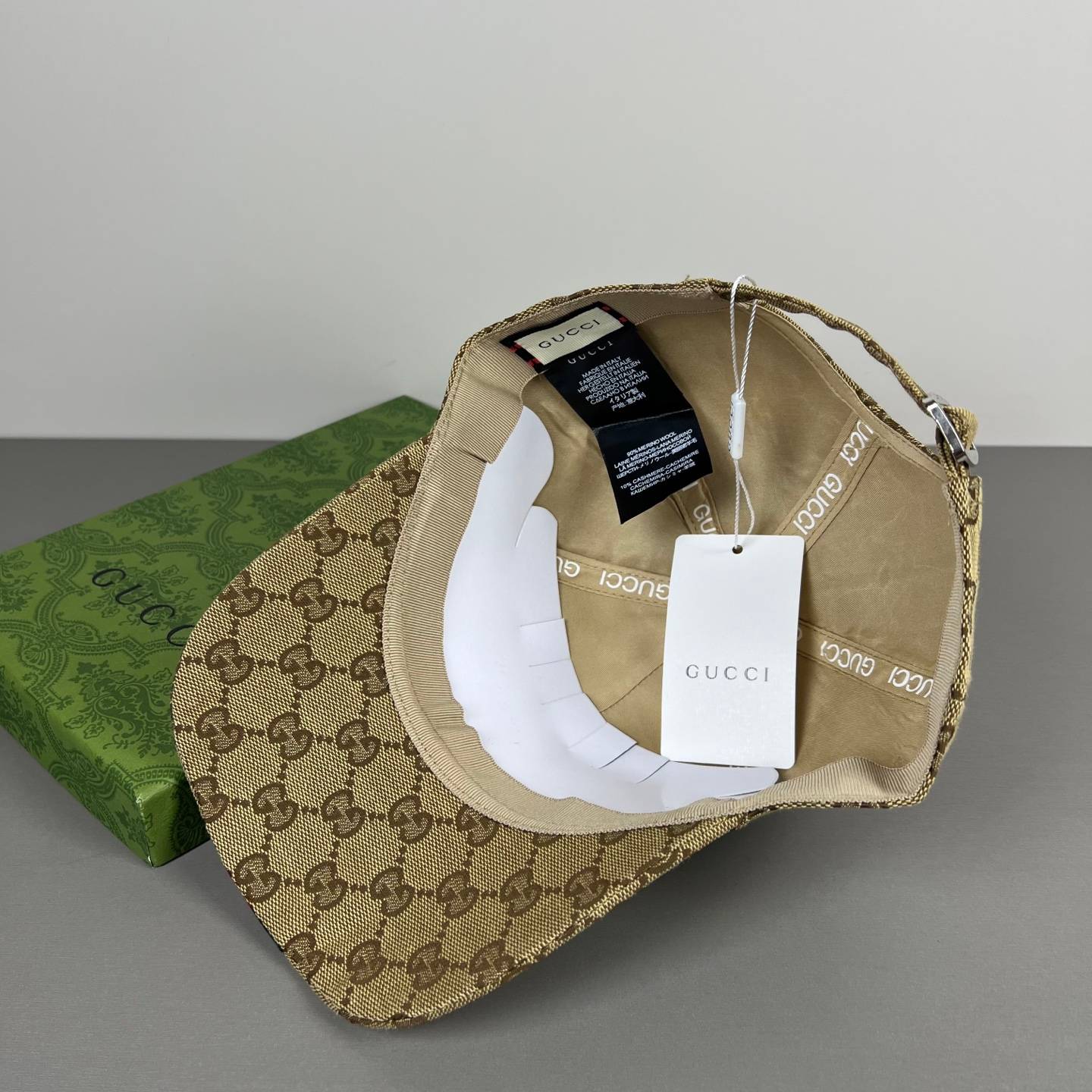 GUCCI グッチ ベースボールキャップ ロゴ刺繍 ローキャップ コットン ストリート ユニセックス ブラック ホワイト ネイビー カーキ ベージュ - 画像 14