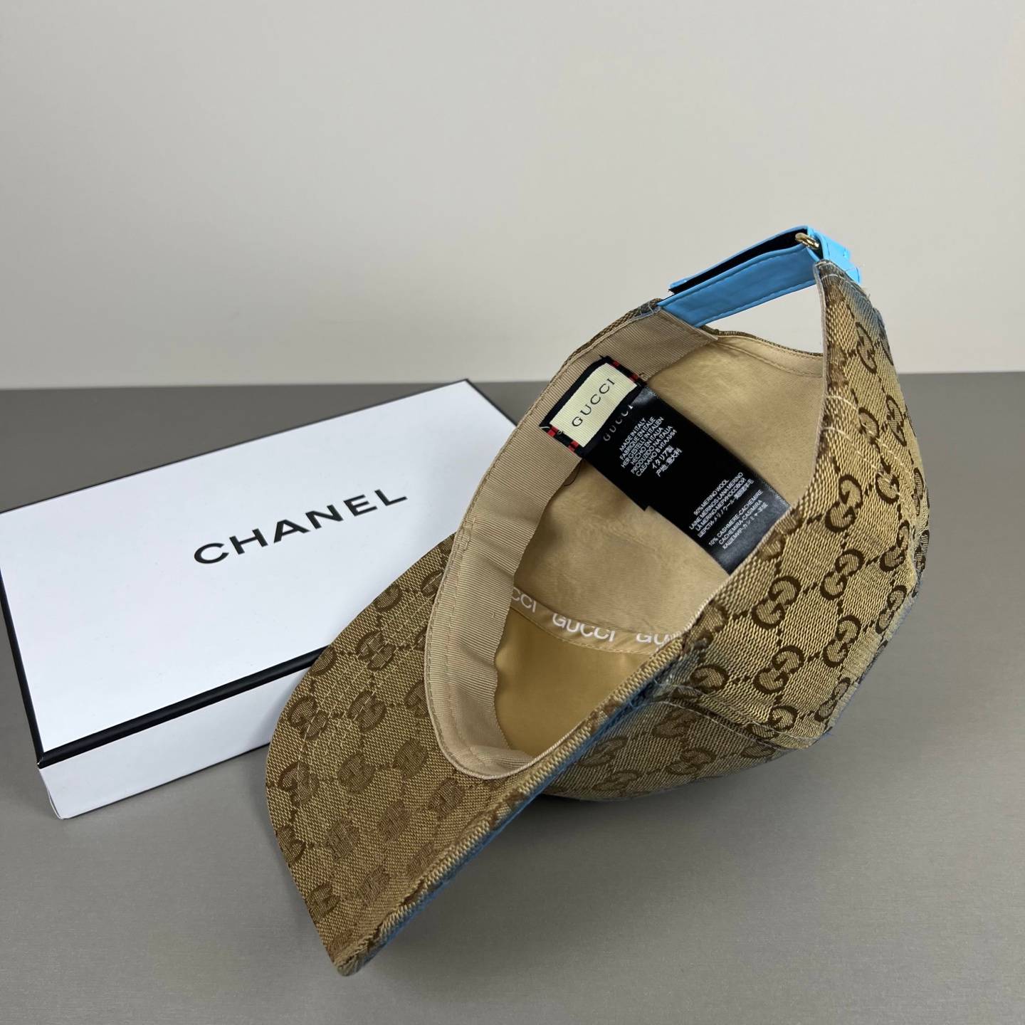 GUCCI グッチ ベースボールキャップ ロゴ刺繍 キャップ メンズ レディース ユニセックス コットン ストリート 古着風 サイズ調整可能 アジャスター付き - 画像 3