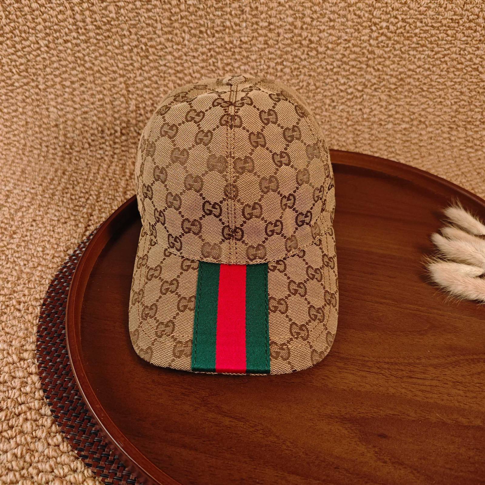 GUCCI グッチ ベースボールキャップ ロゴ刺繍 ジェットキャップ コットン ストリート ユニセックス サイズ調整可能 - 画像 3