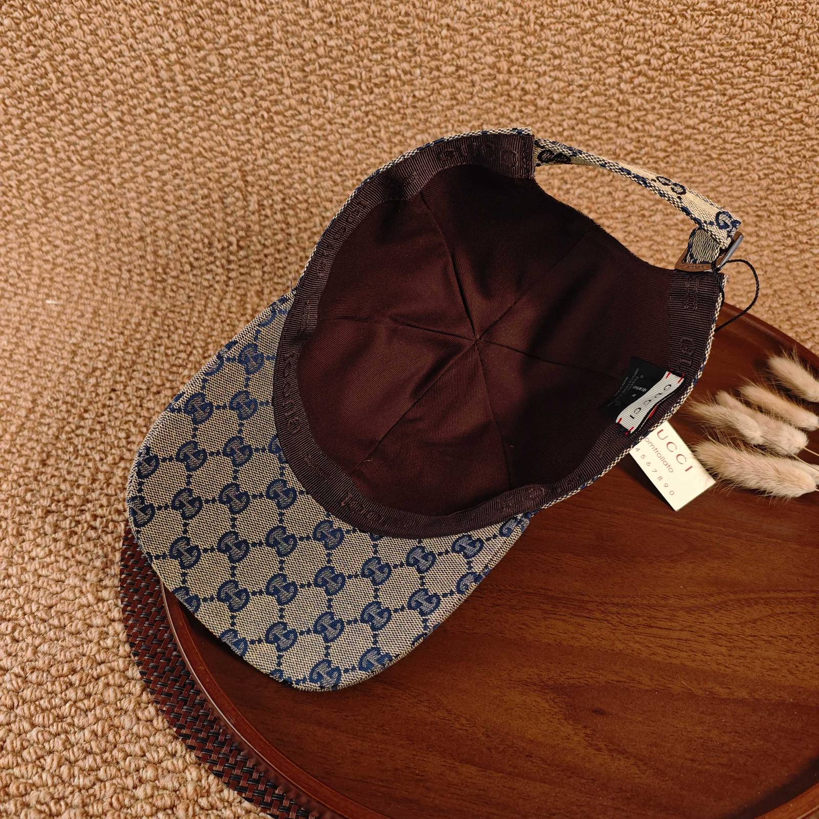GUCCI グッチ ベースボールキャップ ロゴ刺繍 ジェットキャップ コットン ストリート ユニセックス サイズ調整可能 - 画像 5