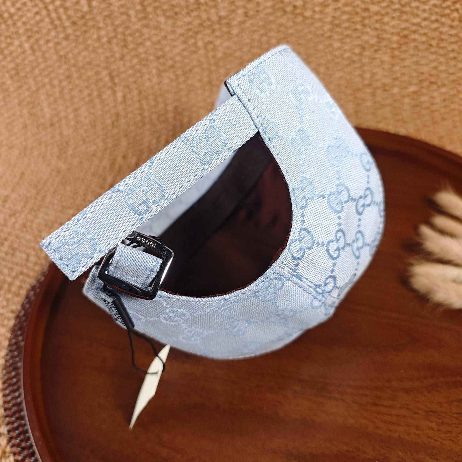 GUCCI グッチ ベースボールキャップ ロゴ刺繍 ジェットキャップ コットン ストリート ユニセックス サイズ調整可能 - 画像 7
