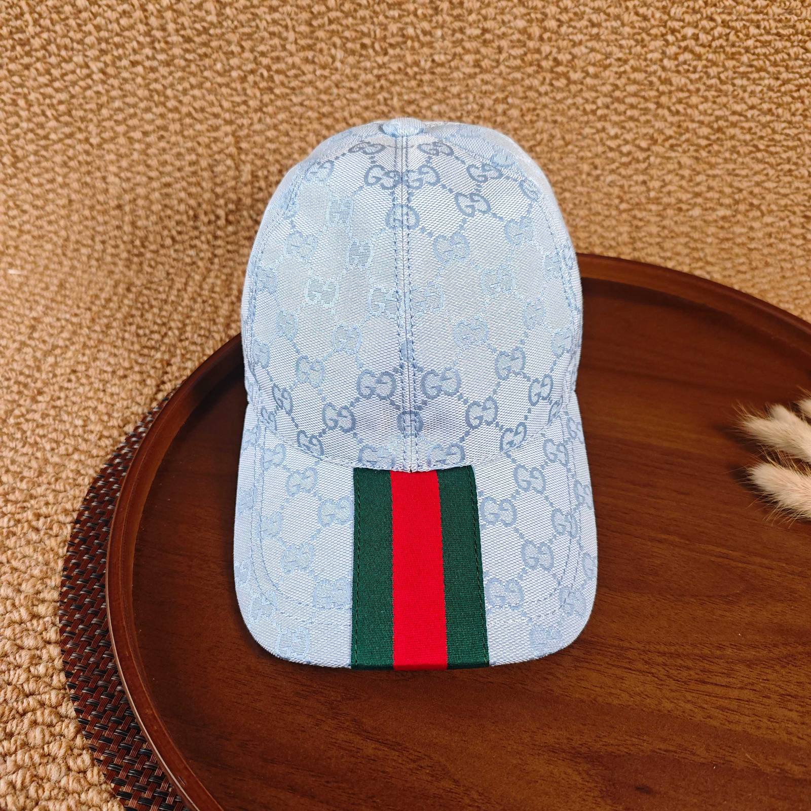 GUCCI グッチ ベースボールキャップ ロゴ刺繍 ジェットキャップ コットン ストリート ユニセックス サイズ調整可能 - 画像 9