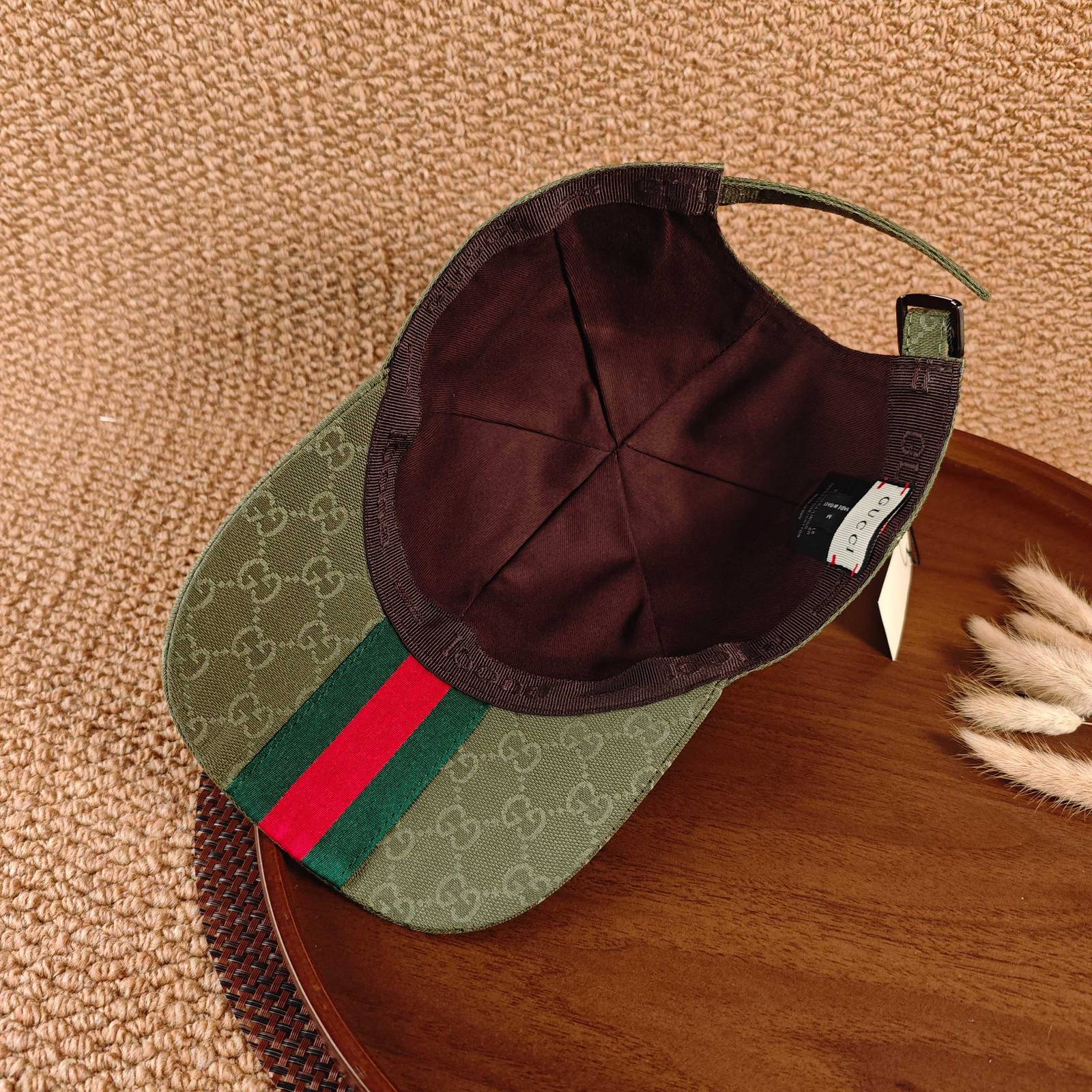 GUCCI グッチ ベースボールキャップ ロゴ刺繍 ジェットキャップ コットン ストリート ユニセックス サイズ調整可能 - 画像 11