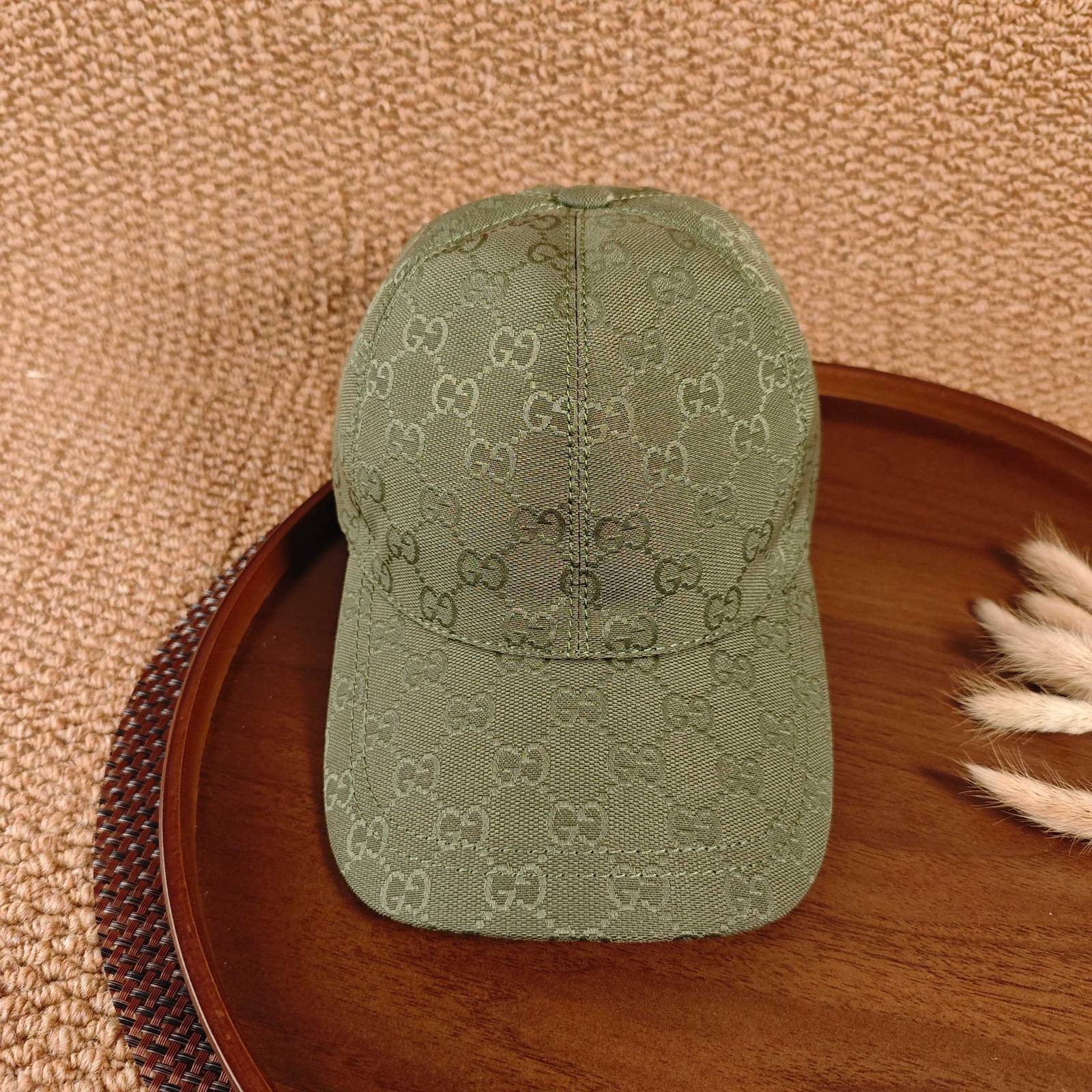 GUCCI グッチ ベースボールキャップ ロゴ刺繍 ジェットキャップ コットン ストリート ユニセックス サイズ調整可能 - 画像 12