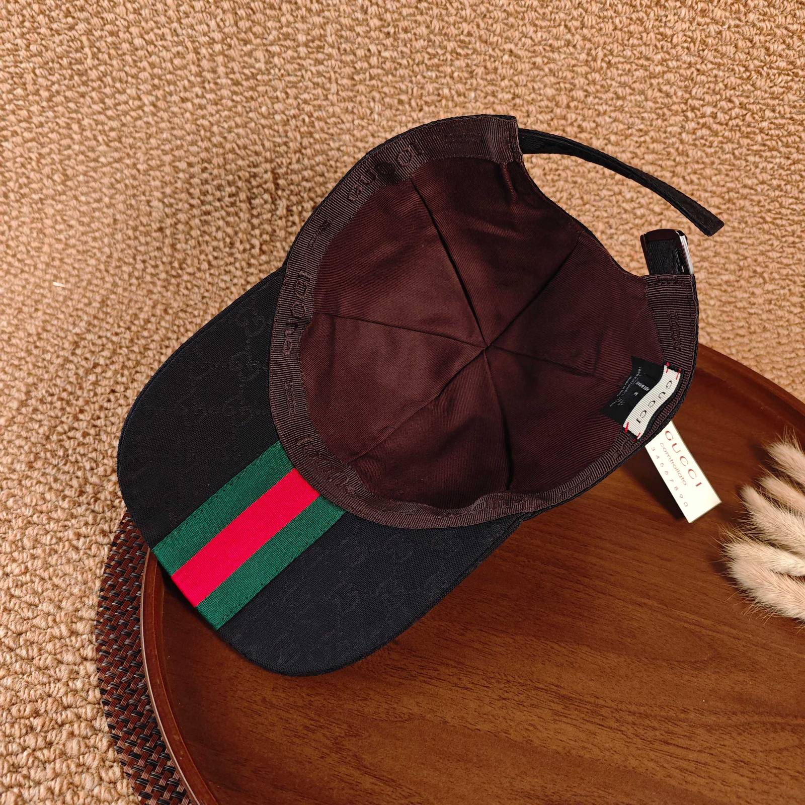 GUCCI グッチ ベースボールキャップ ロゴ刺繍 ジェットキャップ コットン ストリート ユニセックス サイズ調整可能 - 画像 14